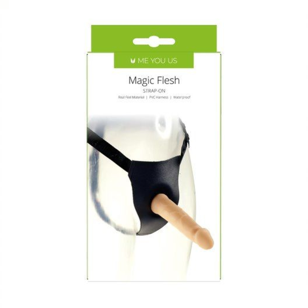 Me You Us Magic Flesh 7 Inch Realistic Strap-On - Image 3