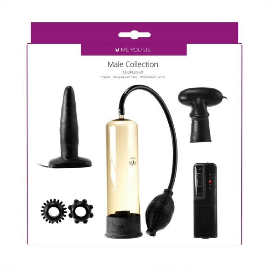 Me You Us Male Collection Couples Kit Black - Image 3