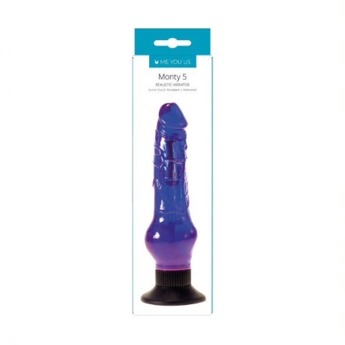 Me You Us Mounty 5 Realistic Vibrator Purple - Image 3