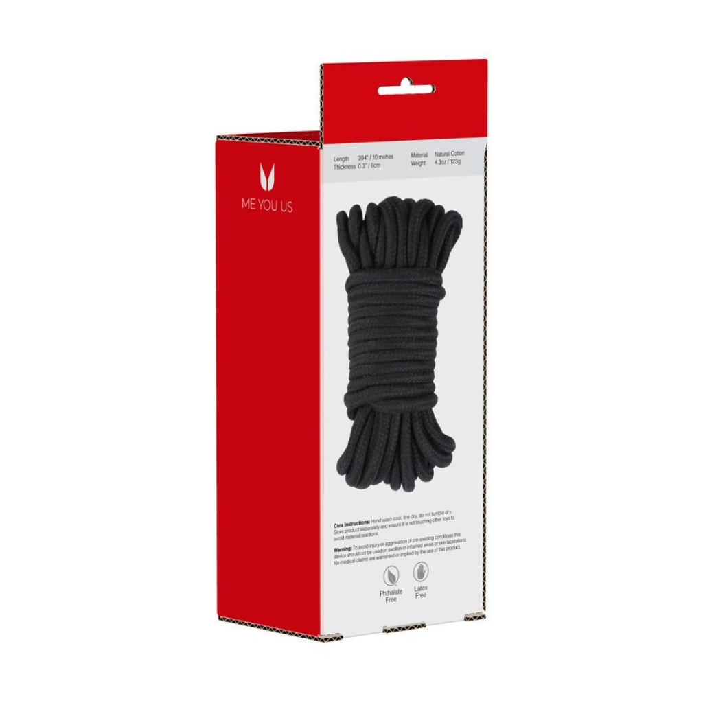 Me You Us Tie Me Up Rope Black 10m - Image 5