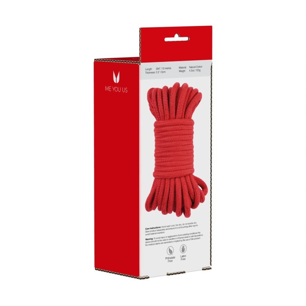 Me You Us Tie Me Up Rope Red 10m - Image 5
