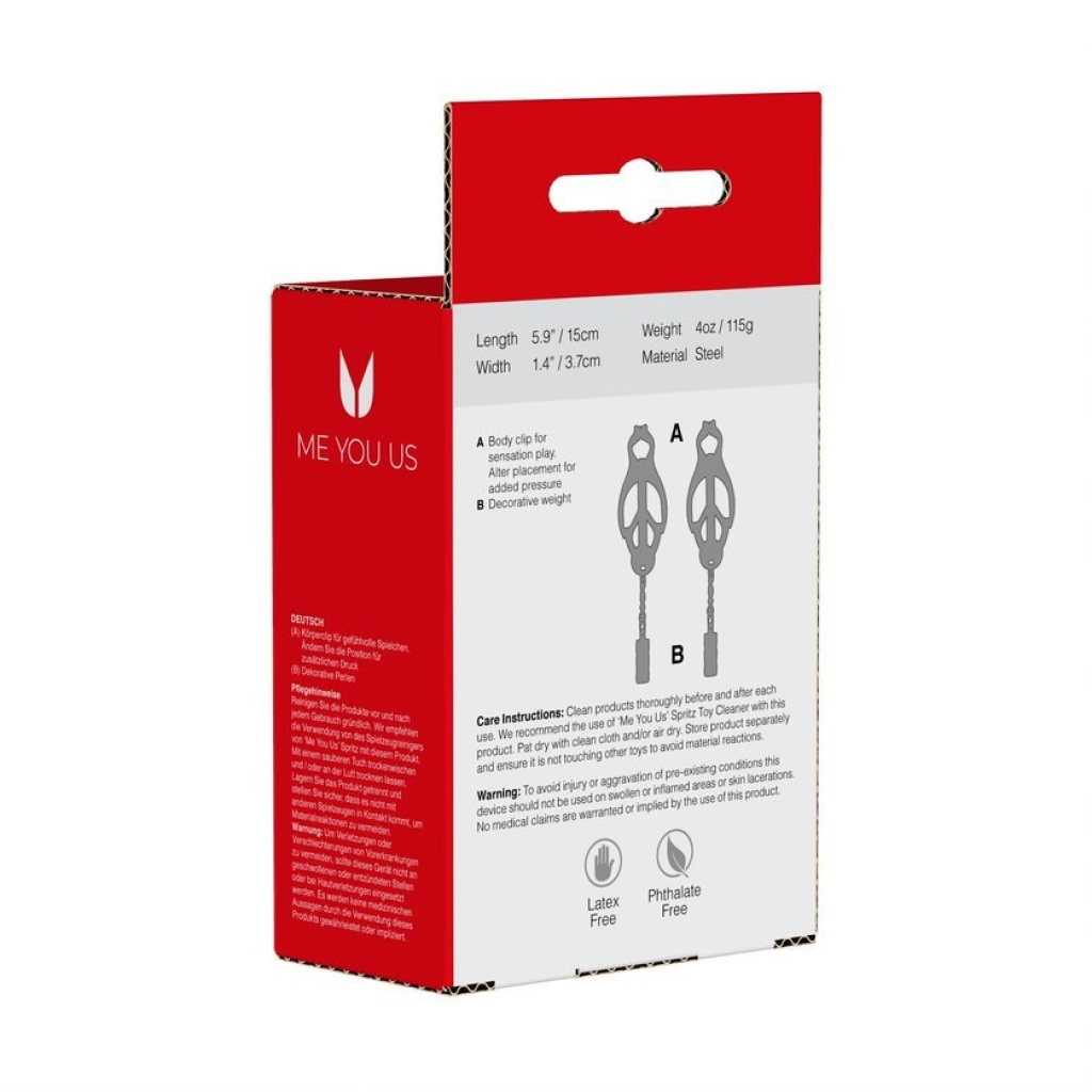 Me You Us Clover Nipple Clamp Black - Image 5