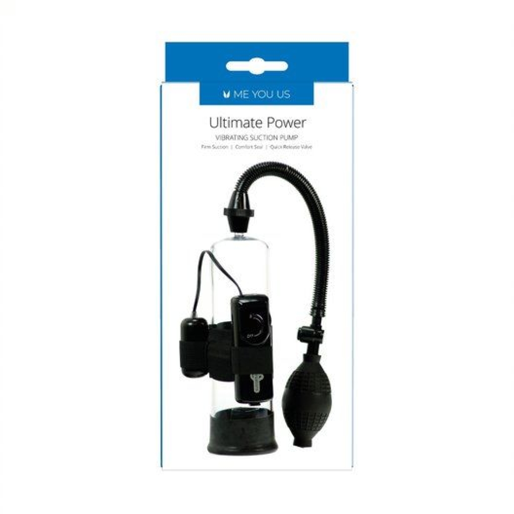 Me You Us Ultimate Power Penis Pump Black - Image 3