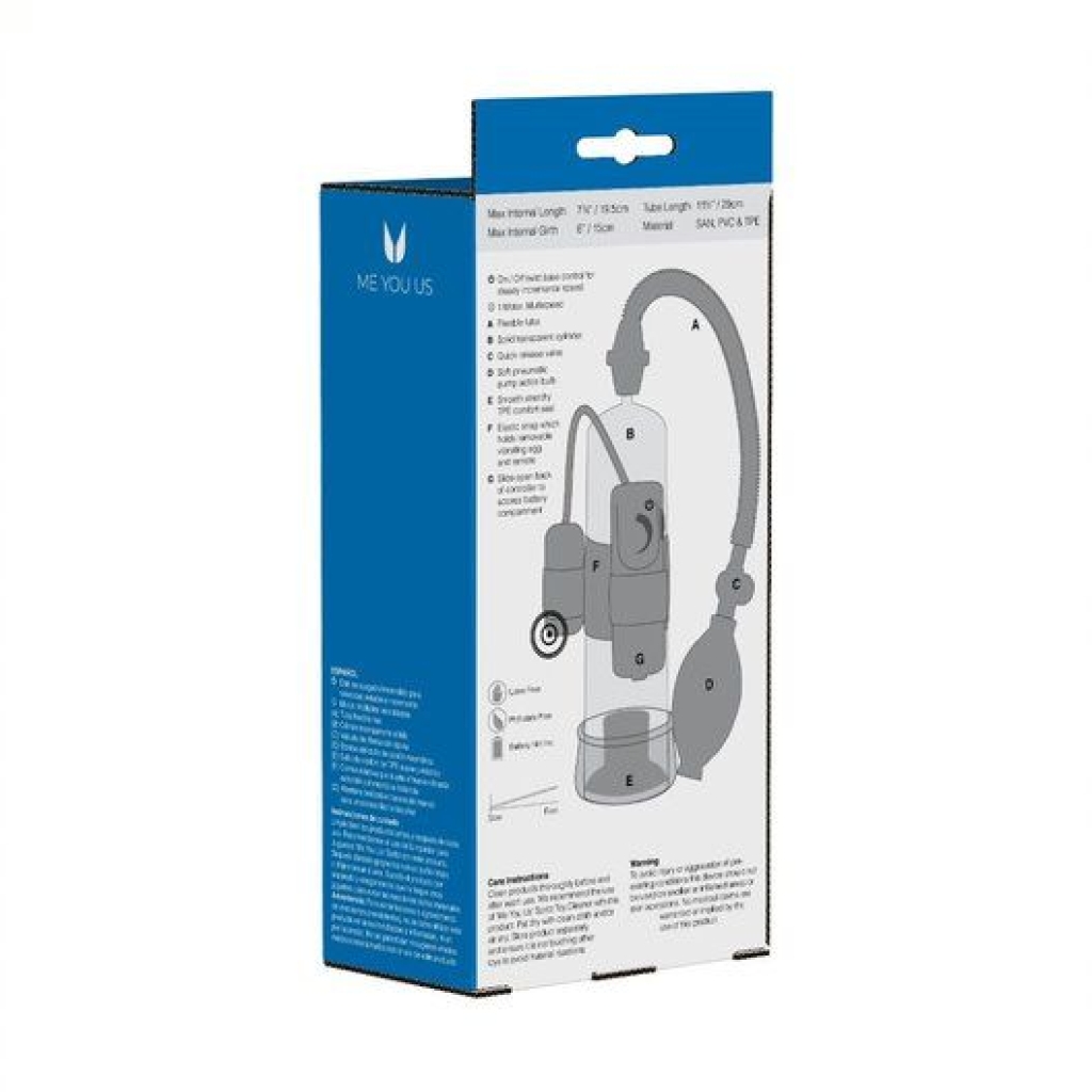 Me You Us Ultimate Power Penis Pump Black - Image 5