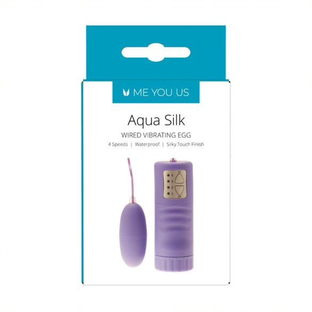 Me You Us Aqua Silk Vibrating Bullet Violet - Image 3