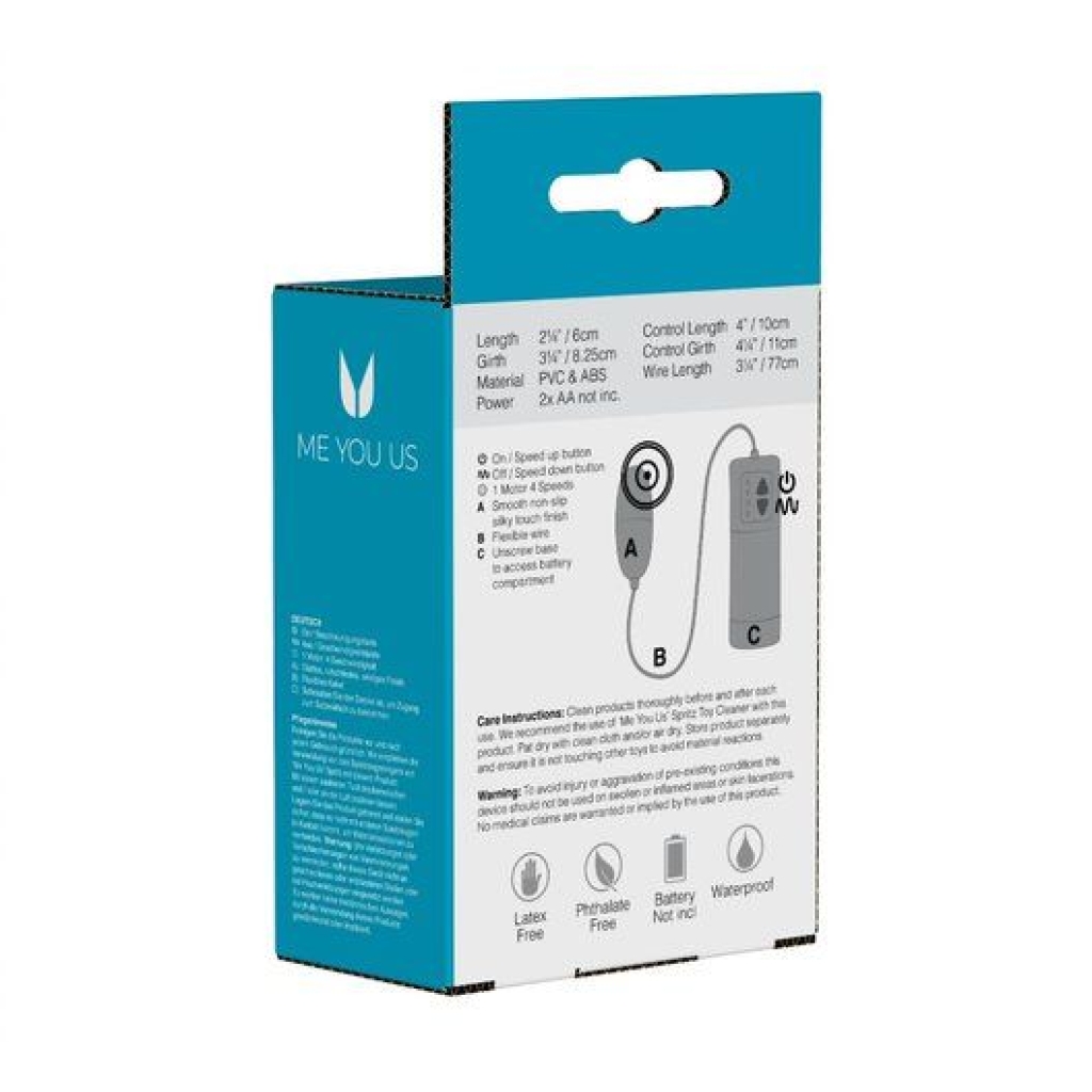 Me You Us Aqua Silk Vibrating Bullet Violet - Image 5