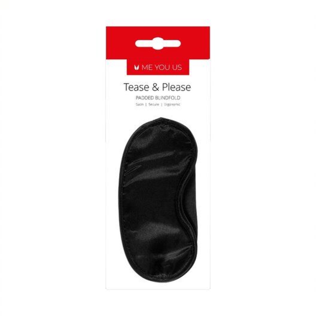Me You Us Tease And Please Padded Blindfold Black - Image 3
