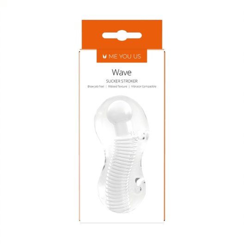 Me You Us Wave Sucker Stroker Male Masturbator Transparent - Image 3