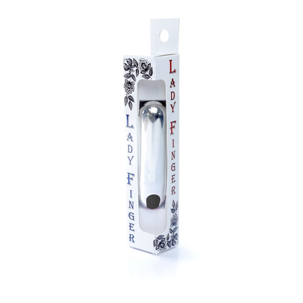 Boss Series - Vibrator - Strong Bullet Vibrator Silver/Black USB 10 Function