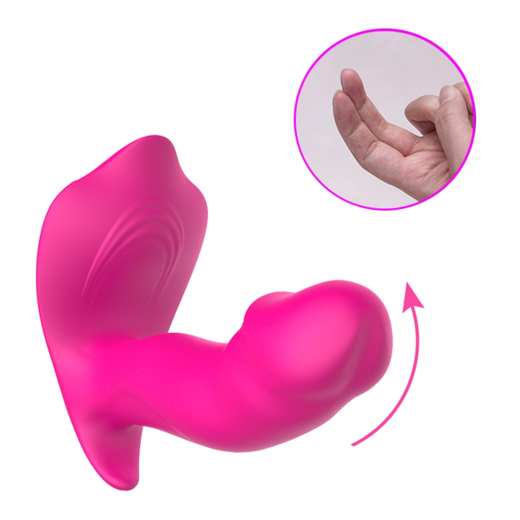 Foxshow - Stimulator - Silicone Panty Vibrator and Pulsator USB 10 Function / Heating - Pink - Image 10