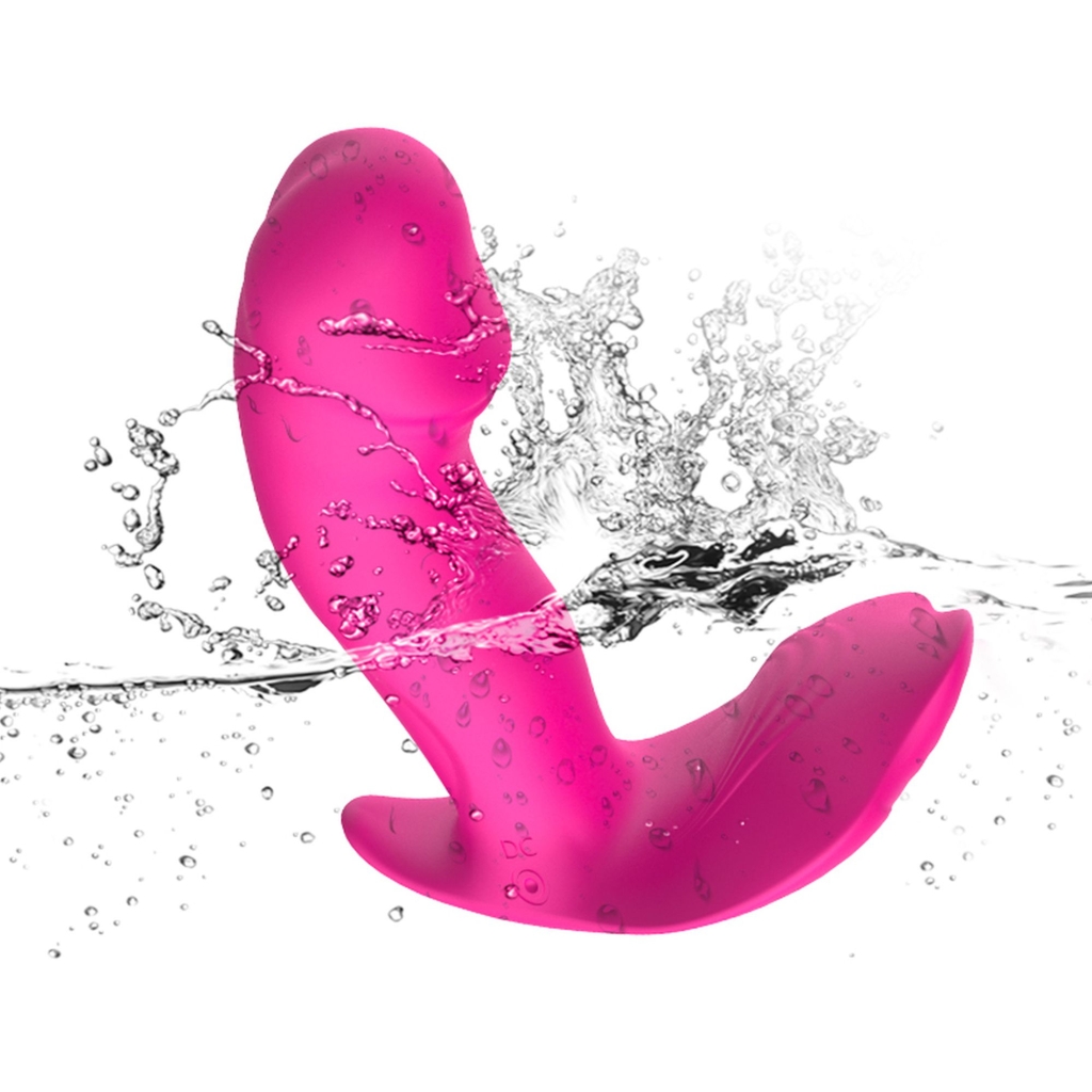 Foxshow - Stimulator - Silicone Panty Vibrator and Pulsator USB 10 Function / Heating - Pink - Image 9
