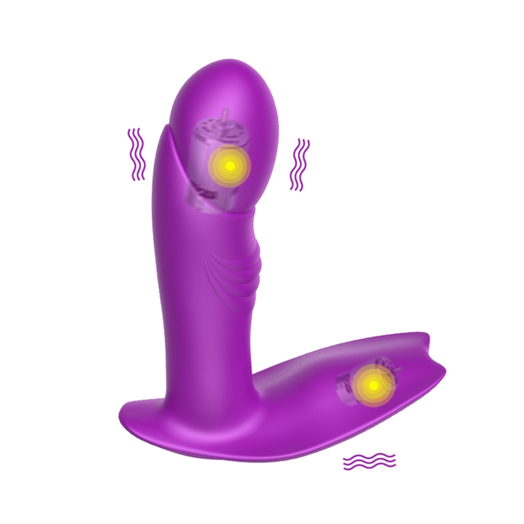 Foxshow - Stimulator - Silicone Panty Vibrator USB 7 Function / Heating / Impact function - Image 6
