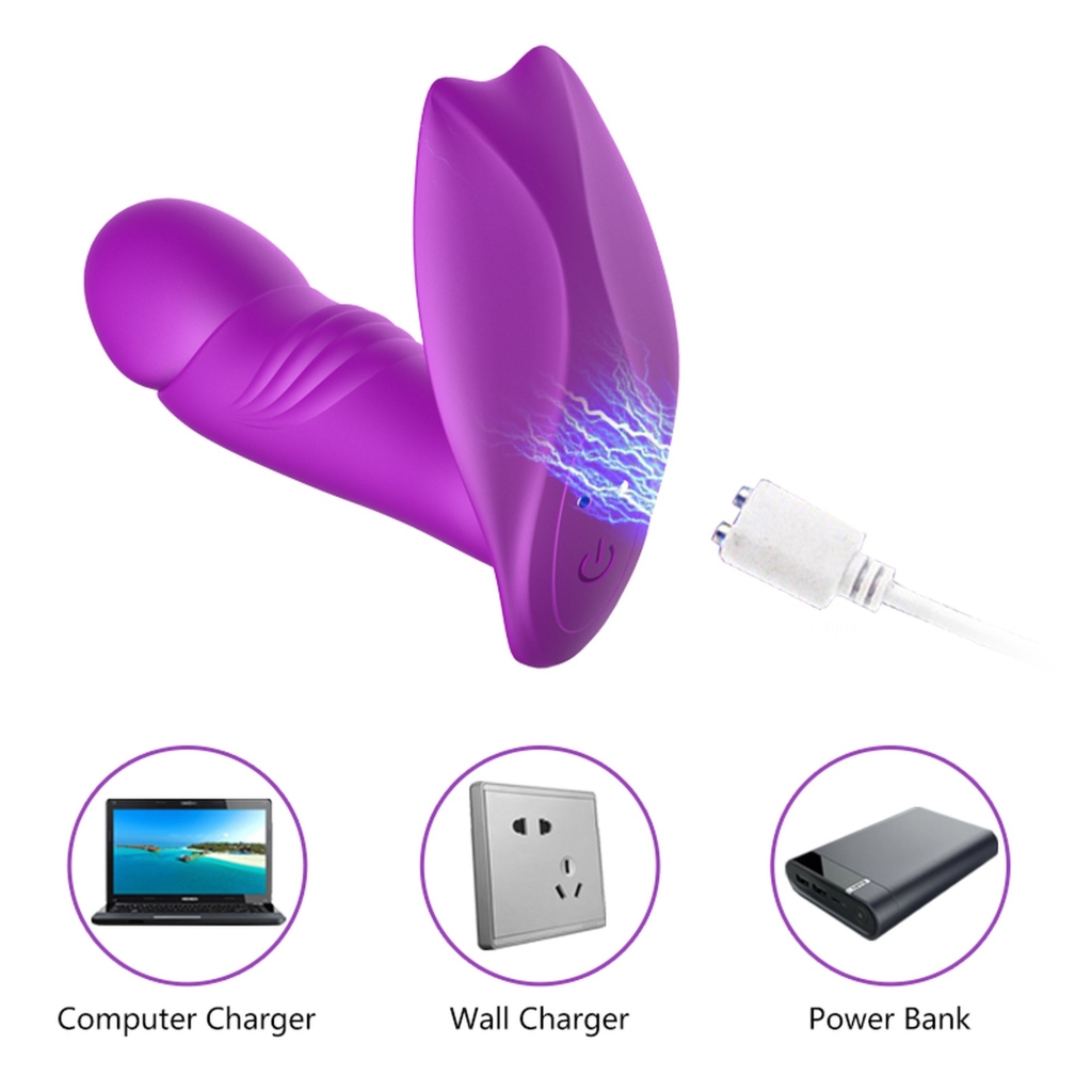 Foxshow - Stimulator - Silicone Panty Vibrator USB 7 Function / Heating / Impact function - Image 5