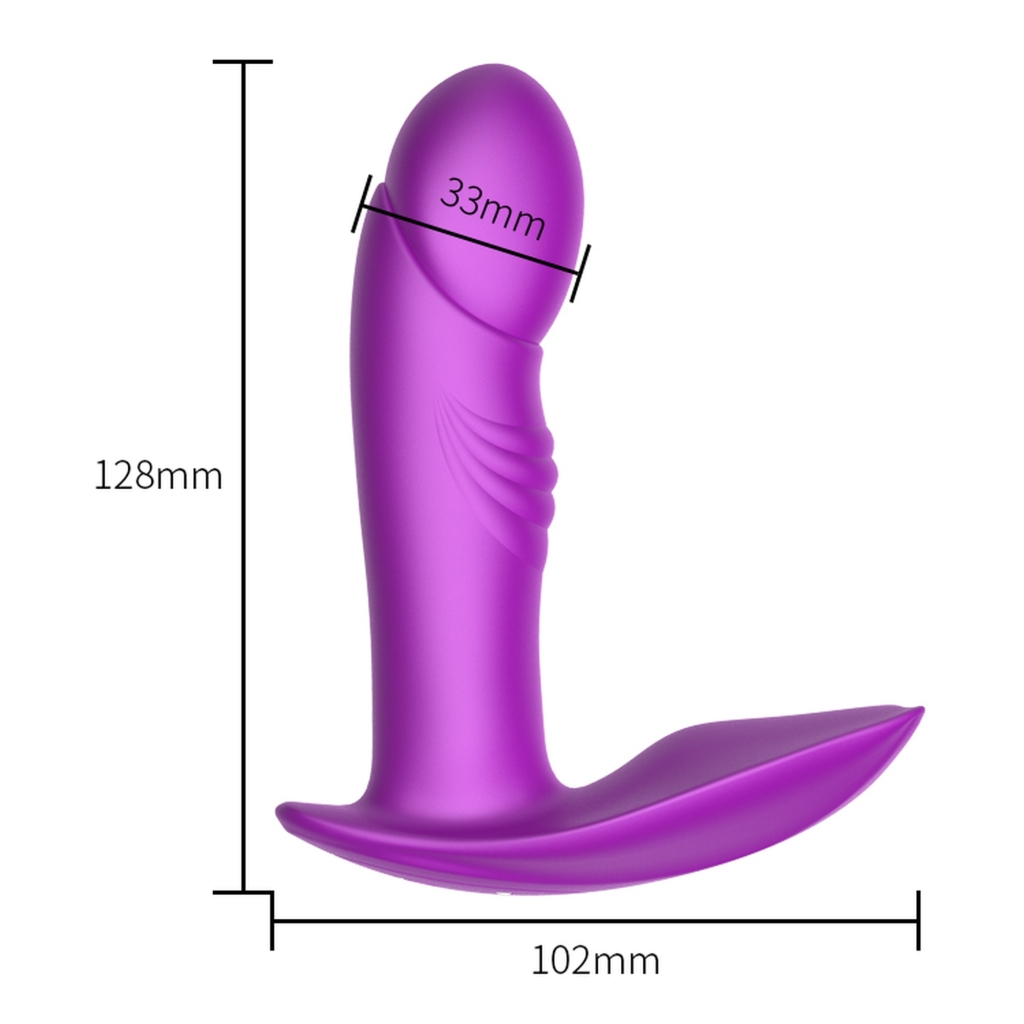 Foxshow - Stimulator - Silicone Panty Vibrator USB 7 Function / Heating / Impact function - Image 4