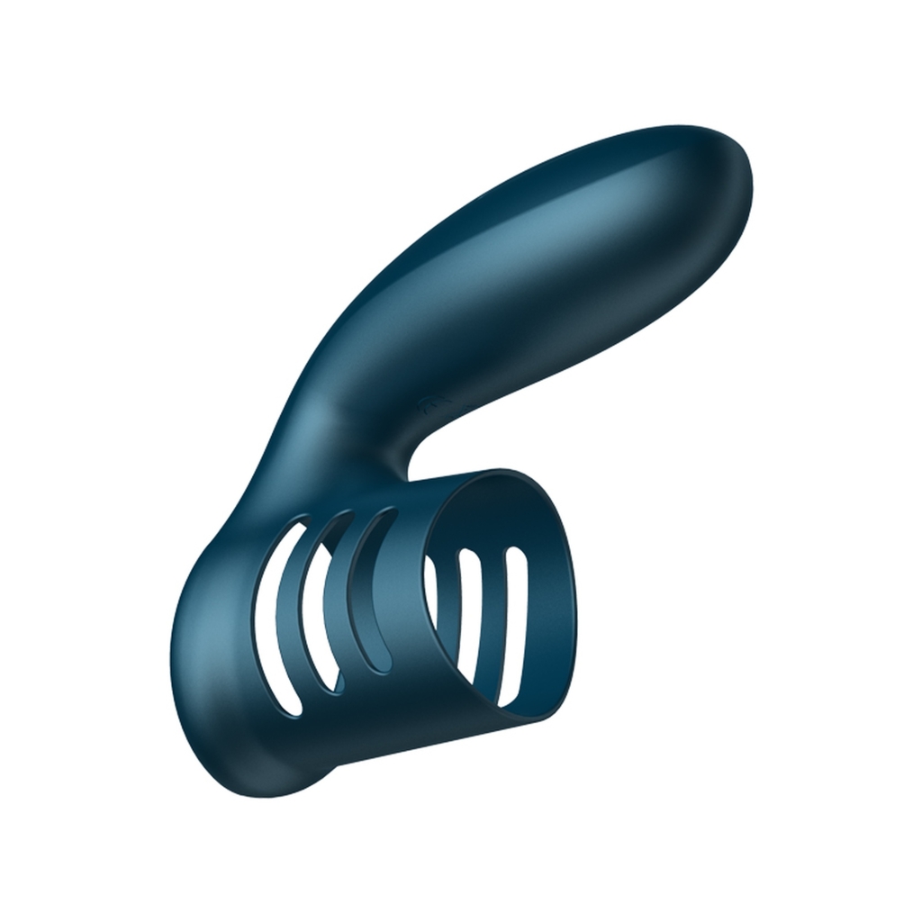 Foxshow - Vibrator - Silicone Ring Blue USB 7 Function - Image 10