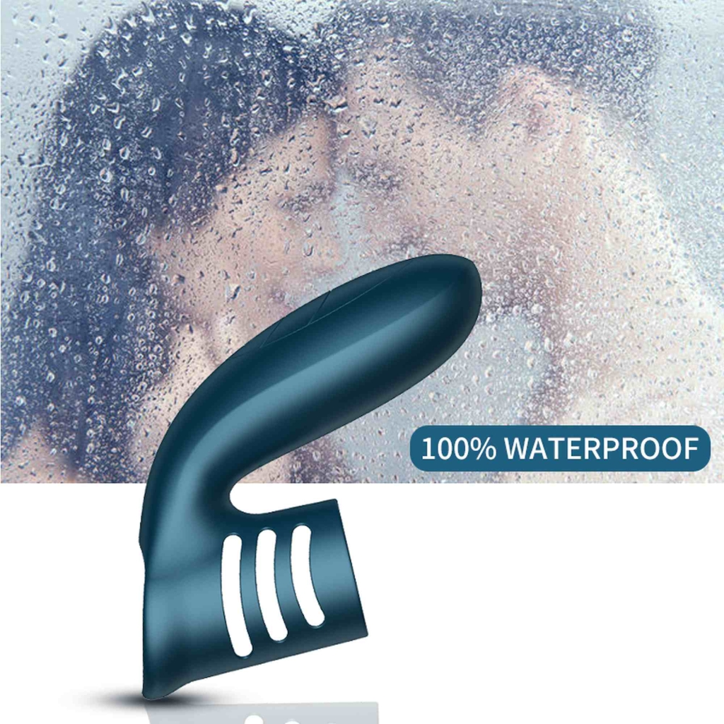 Foxshow - Vibrator - Silicone Ring Blue USB 7 Function - Image 6