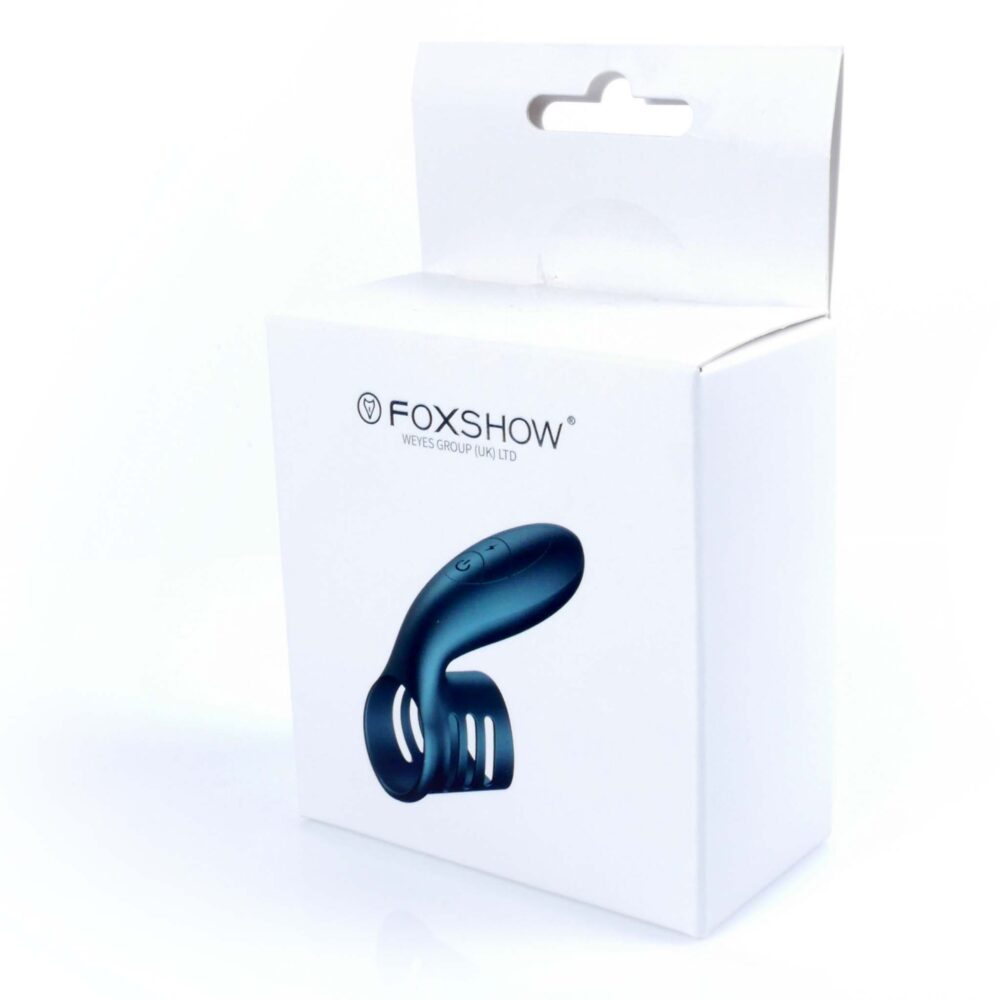 Foxshow - Vibrator - Silicone Ring Blue USB 7 Function
