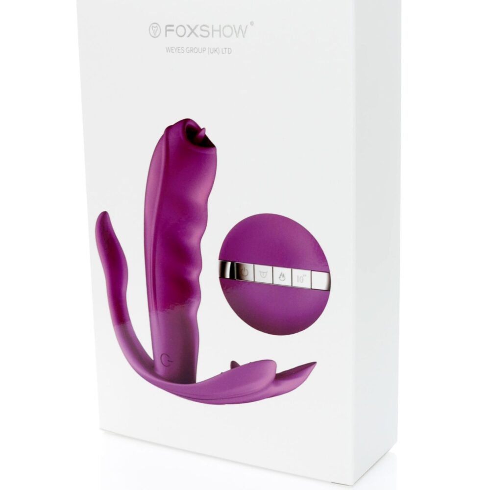 Foxshow - Stimulator - Silicone Panty Vibrator USB 7 Function / Heating