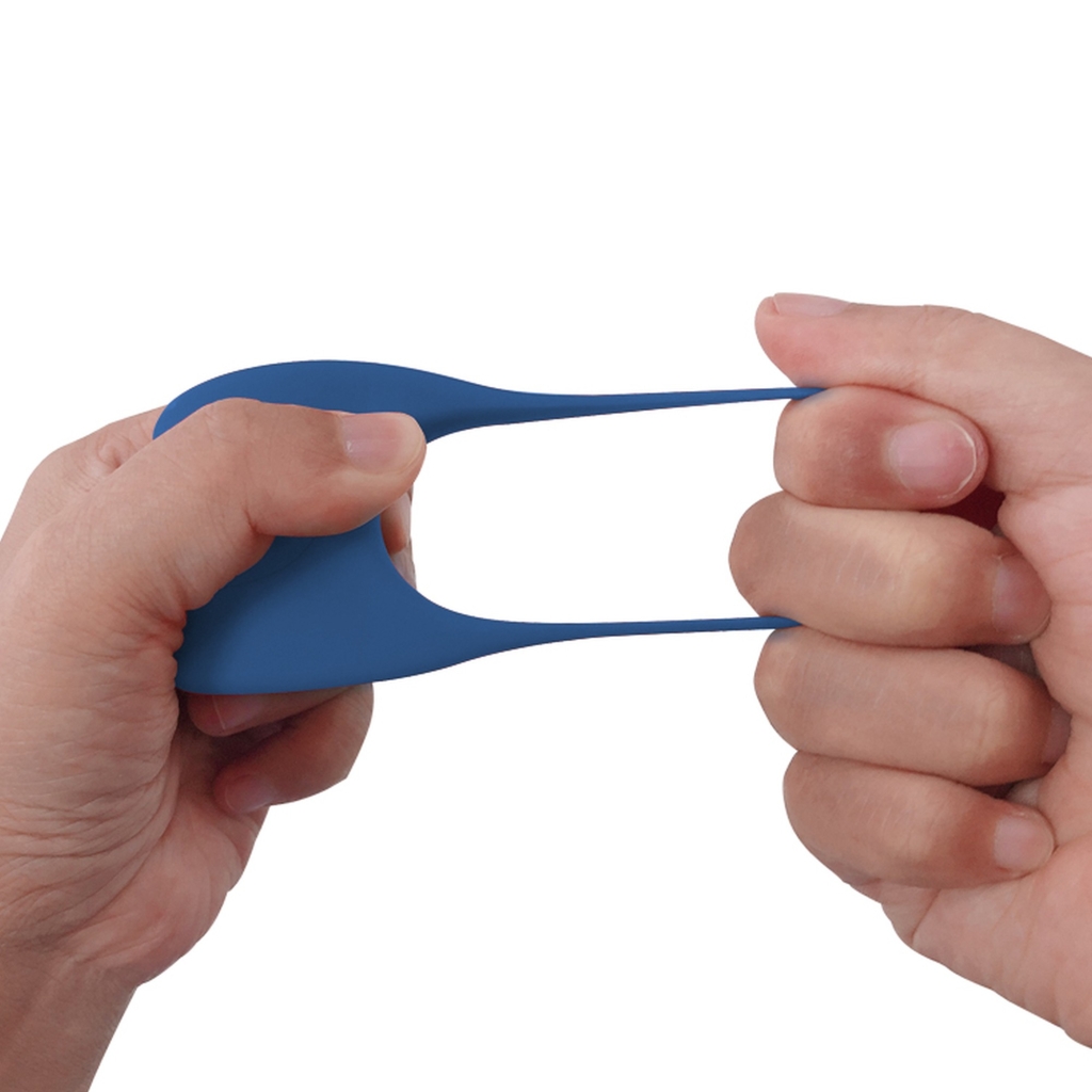 Foxshow - Vibrator - Silicone Ring Blue USB 7 Function + Electro stim / remote control - Image 7