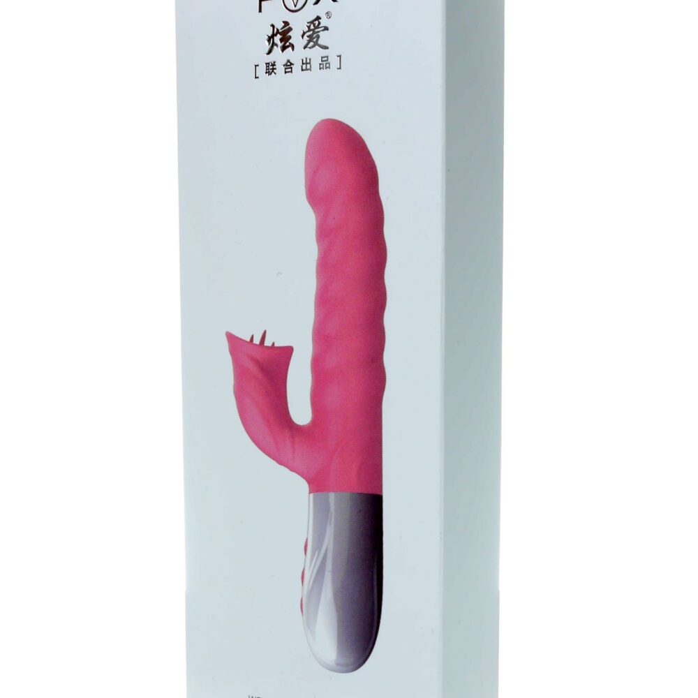 Foxshow - Vibrator - Silicon, Vibrator 7 Function and Heating Mode, PURPLE