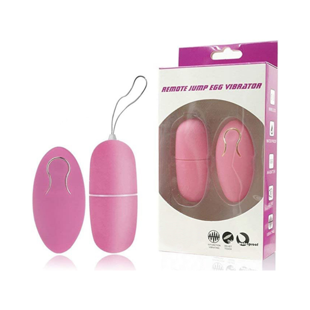Intimate - Remote Jump Egg Vibrator - Pink