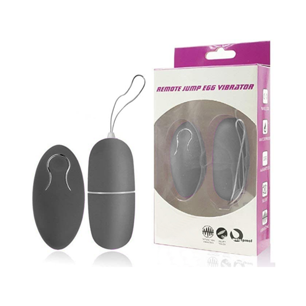 Intimate - Remote Jump Egg Vibrator - Black