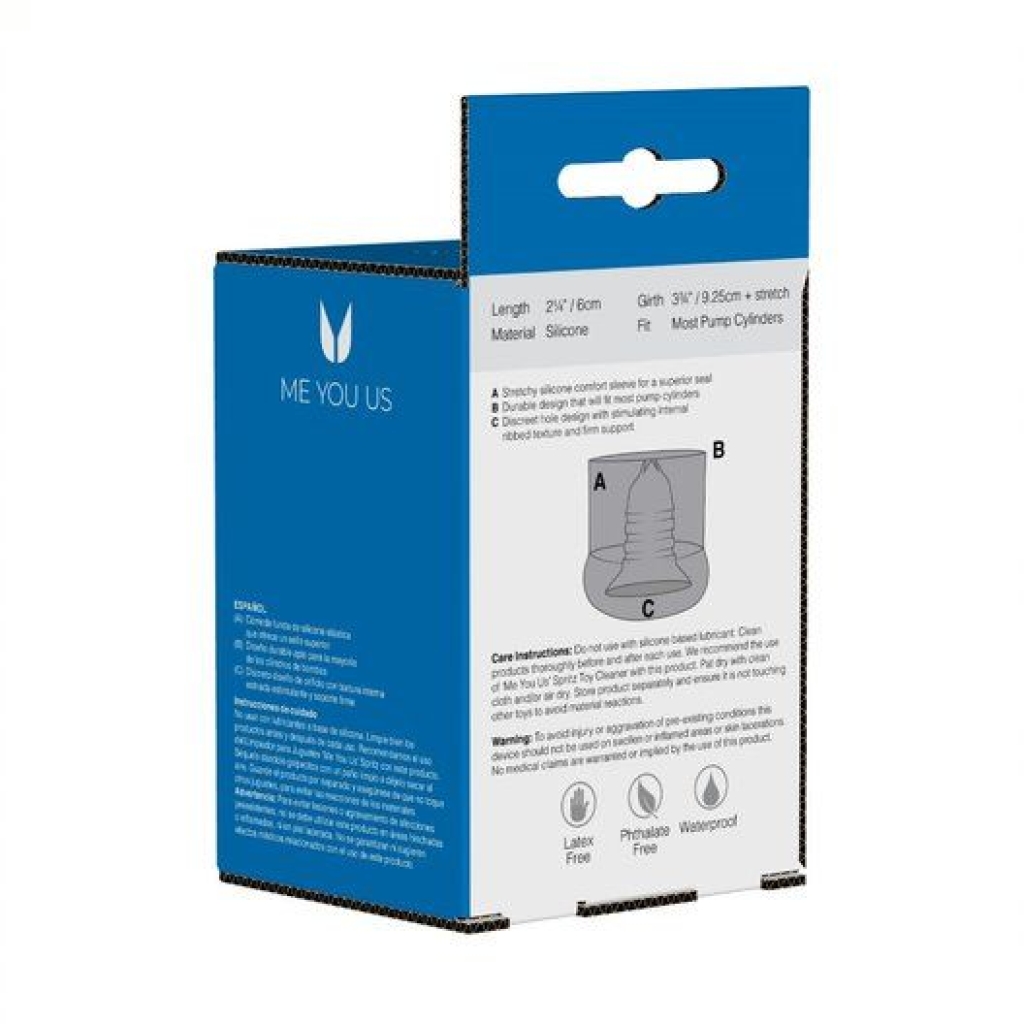 Me You Us Deluxe Snug Pump Sleeve Black - Image 4
