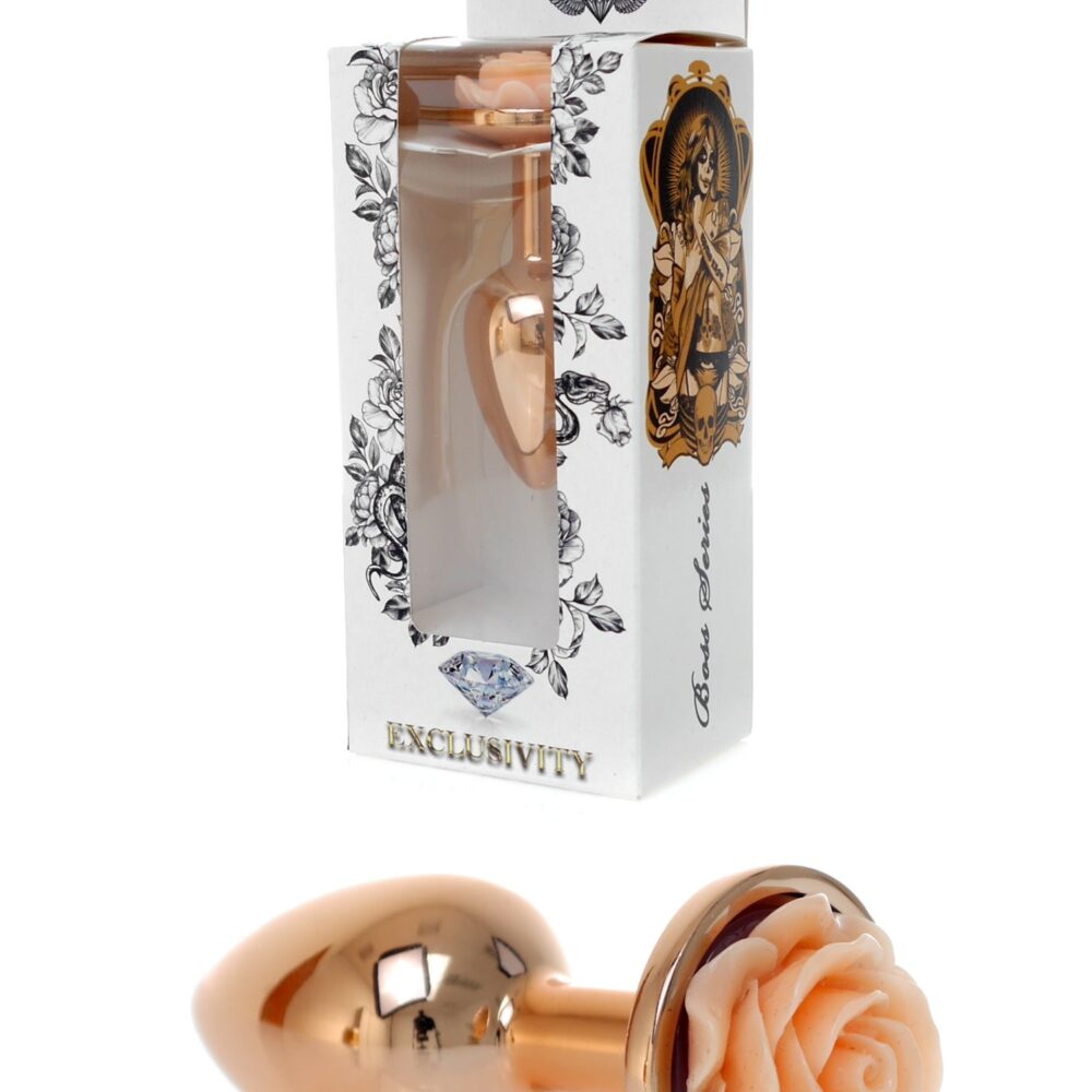 Rose Gold Plug - Jewelery With Rose - Peach