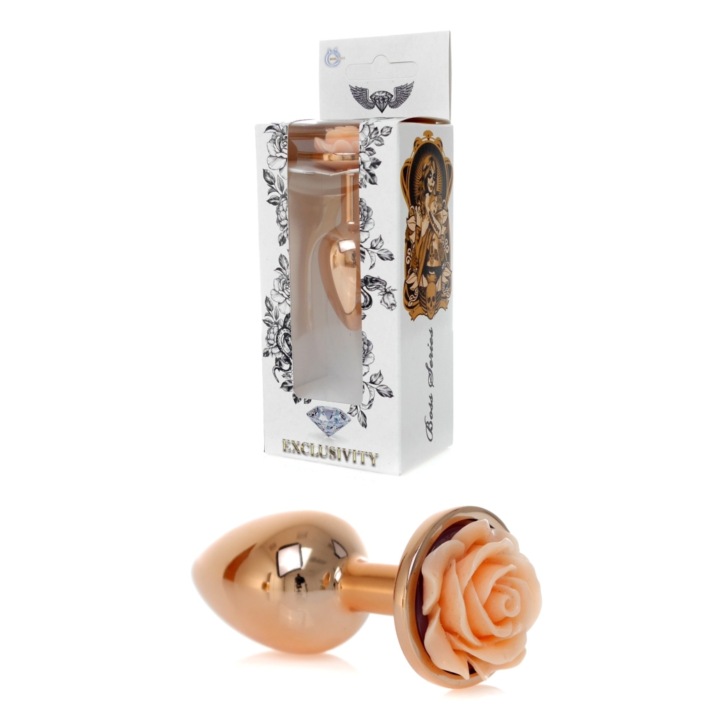 Rose Gold Plug - Jewelery With Rose - Peach