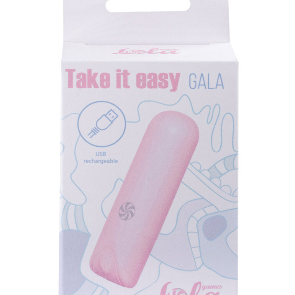 Rechargeable Vibrobullet Take it Easy Gala pink