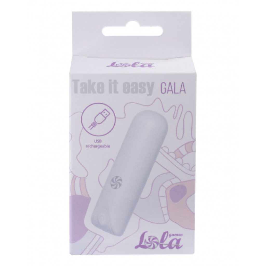 Rechargeable Vibrobullet Take it Easy Gala white