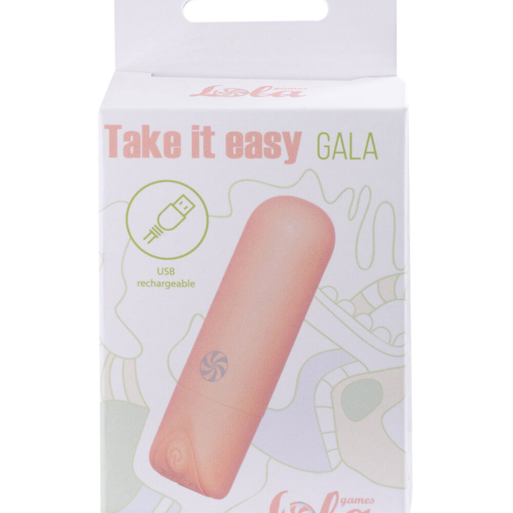 Rechargeable Vibrobullet Take it Easy Gala peach