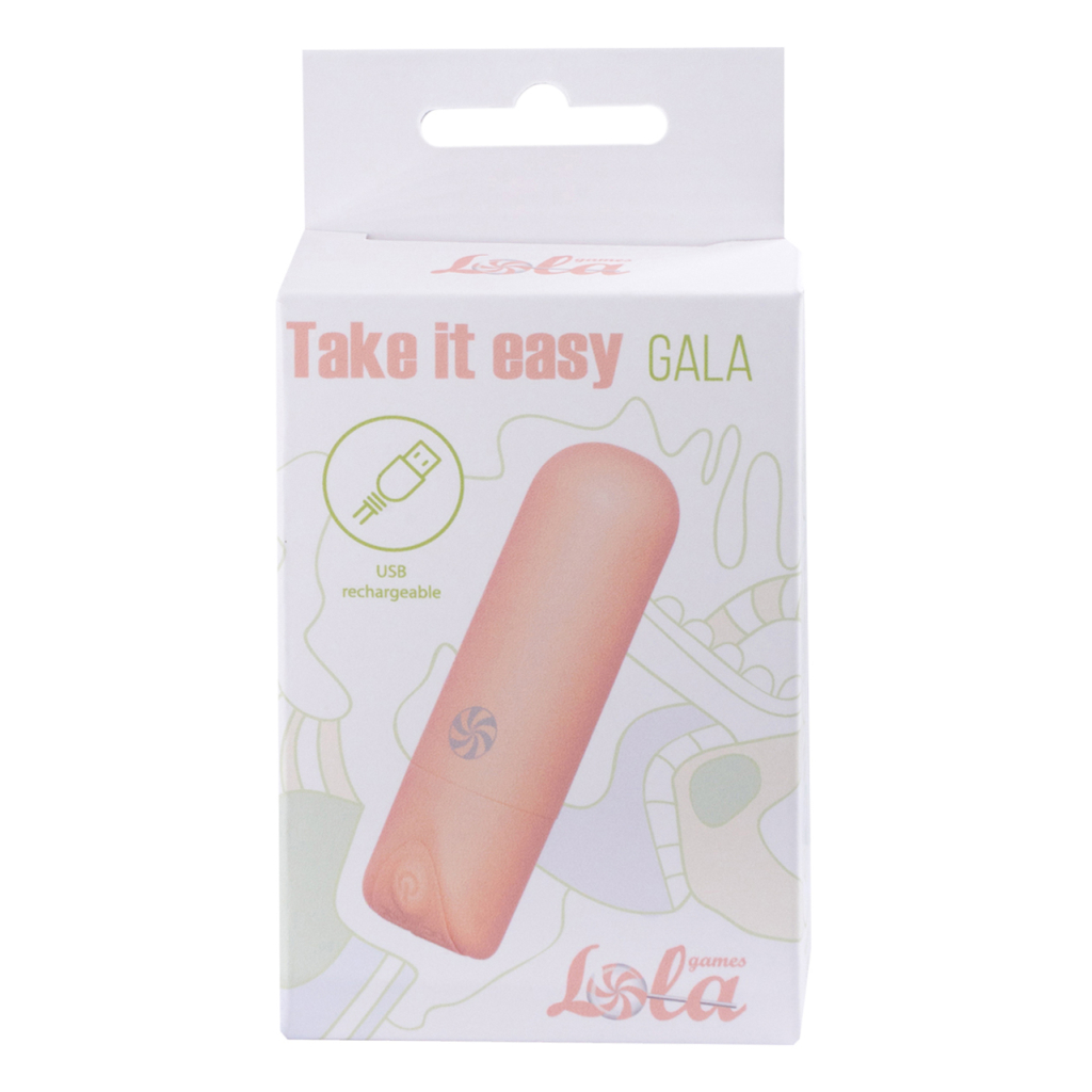 Rechargeable Vibrobullet Take it Easy Gala peach