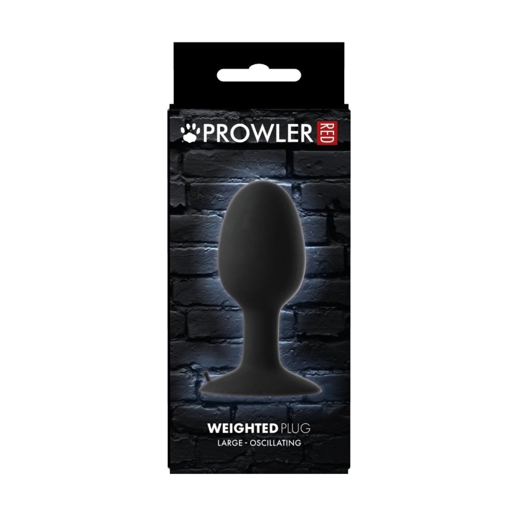 Prowler RED Llarge Weighted Butt Plug - Image 3