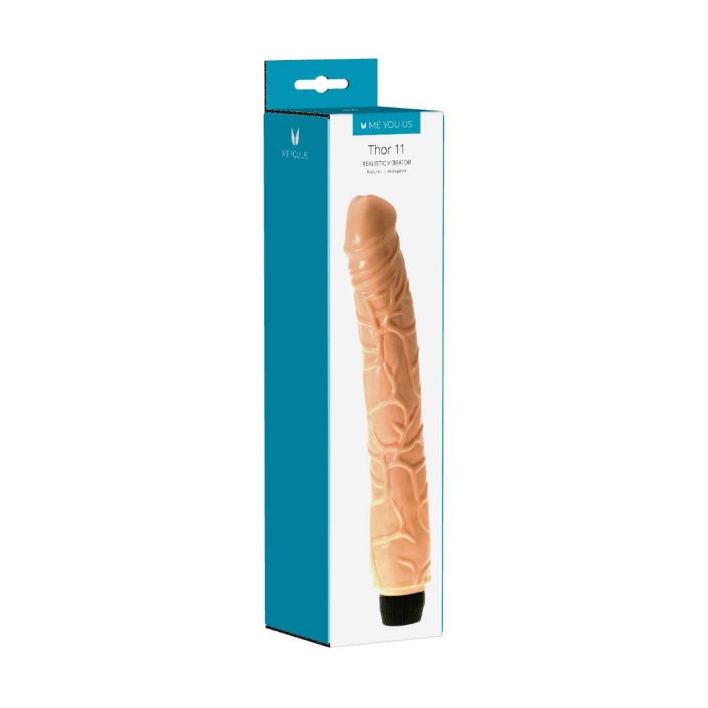 Me You Us Thor 11 Realistic Vibrator Flesh 11in