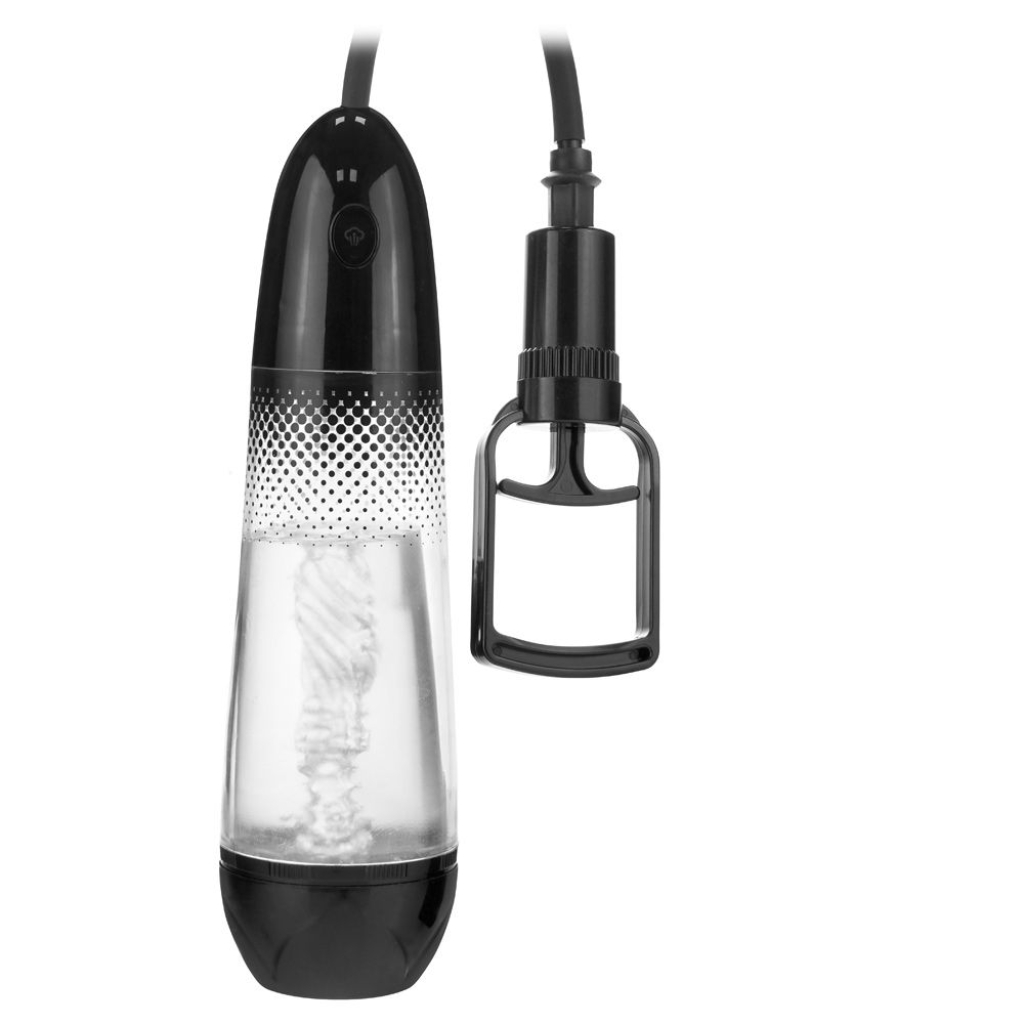 Me You Us Amplify Pump Masturbator Clear/Black - Image 2