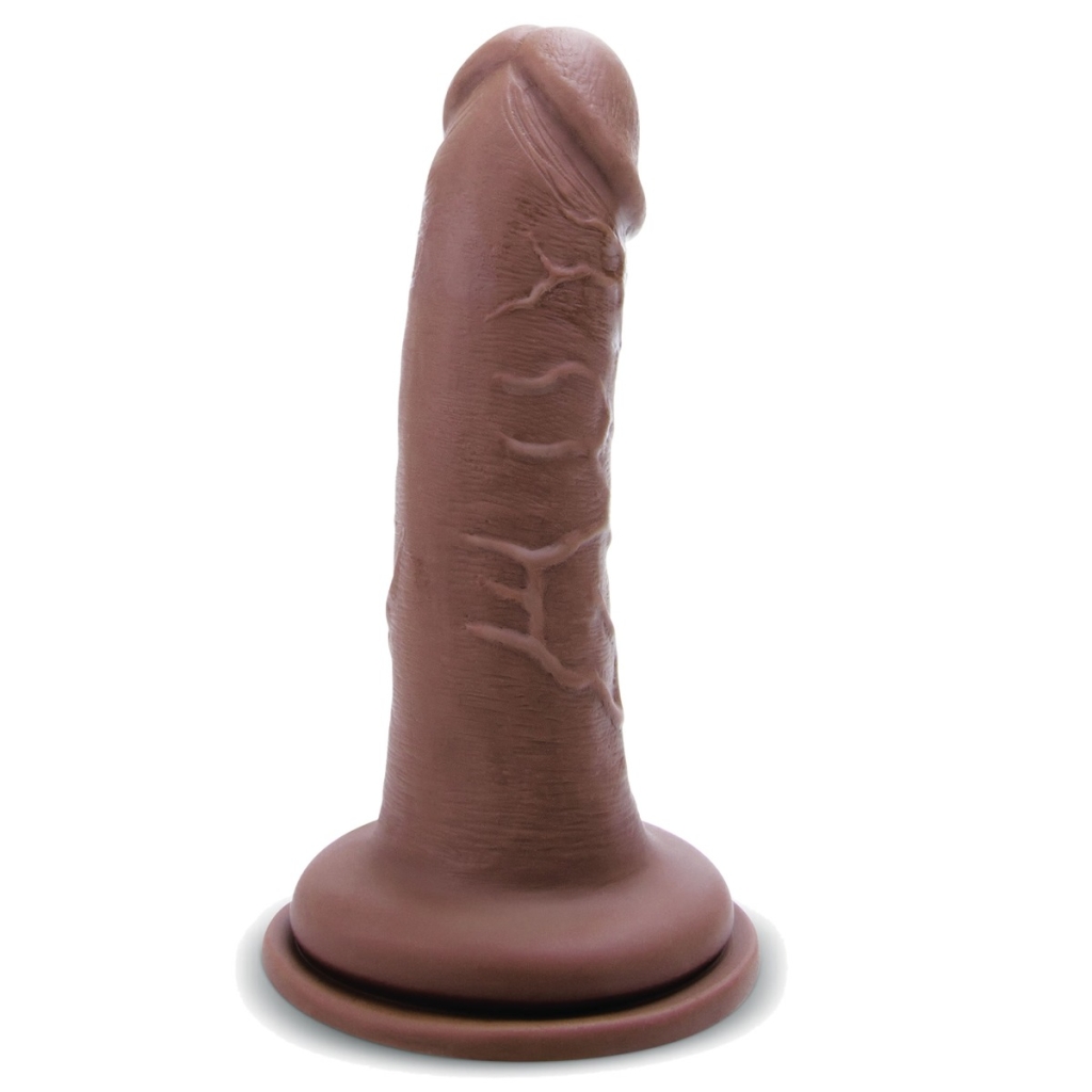 Me You Us Silicone Ultra Cock Caramel 6in - Image 4