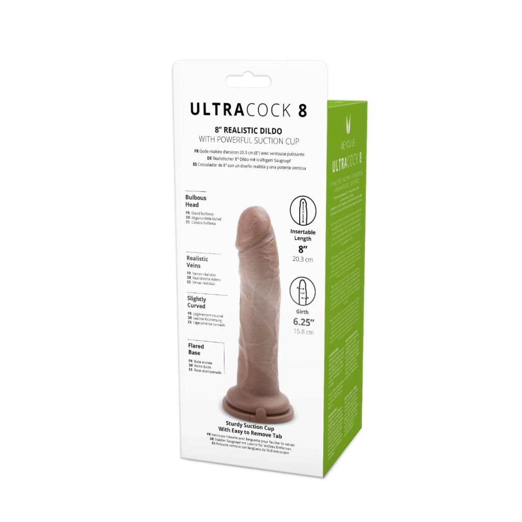 Me You Us Silicone Ultra Cock Caramel 8 - Image 5