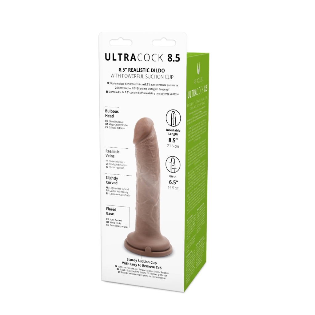 Me You Us Silicone Ultra Cock Caramel 8.5 - Image 5