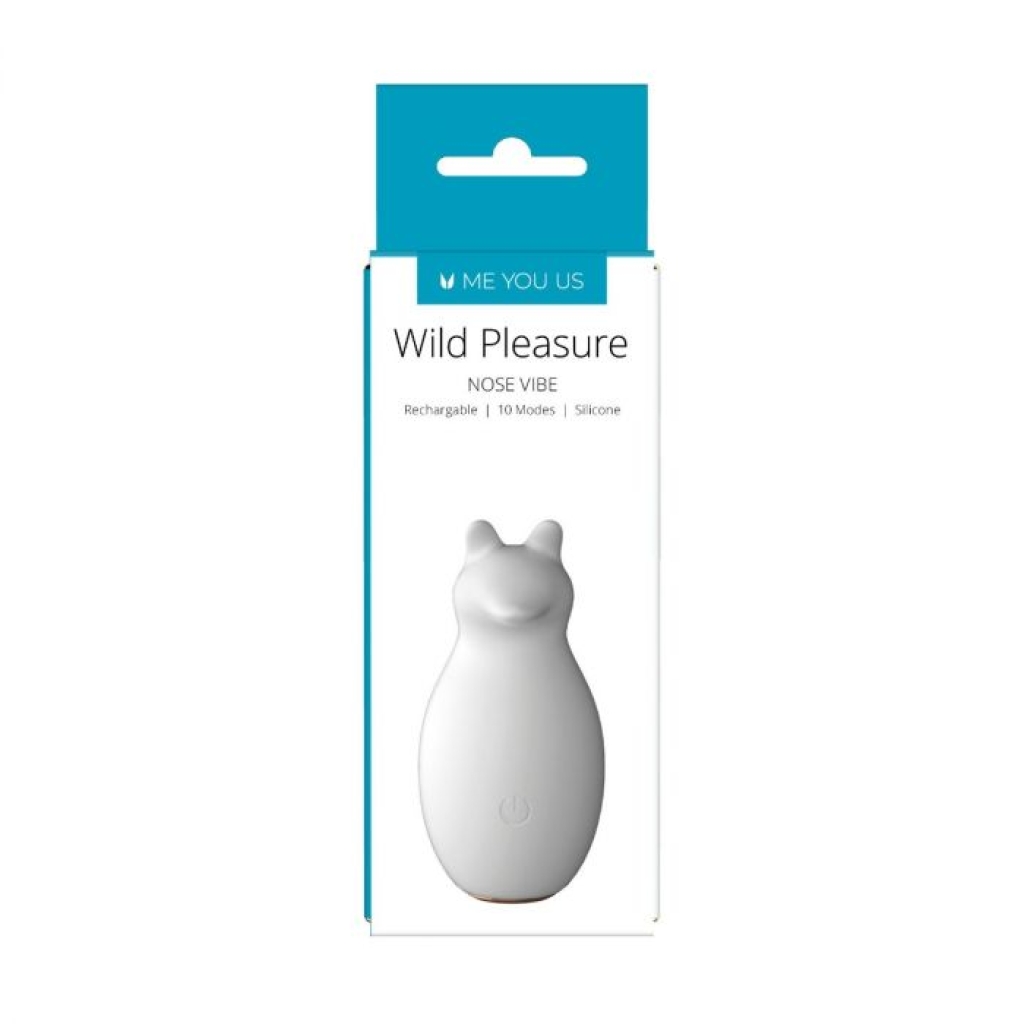 Me You Us Wild Pleasure Nose Vibrator White - Image 2
