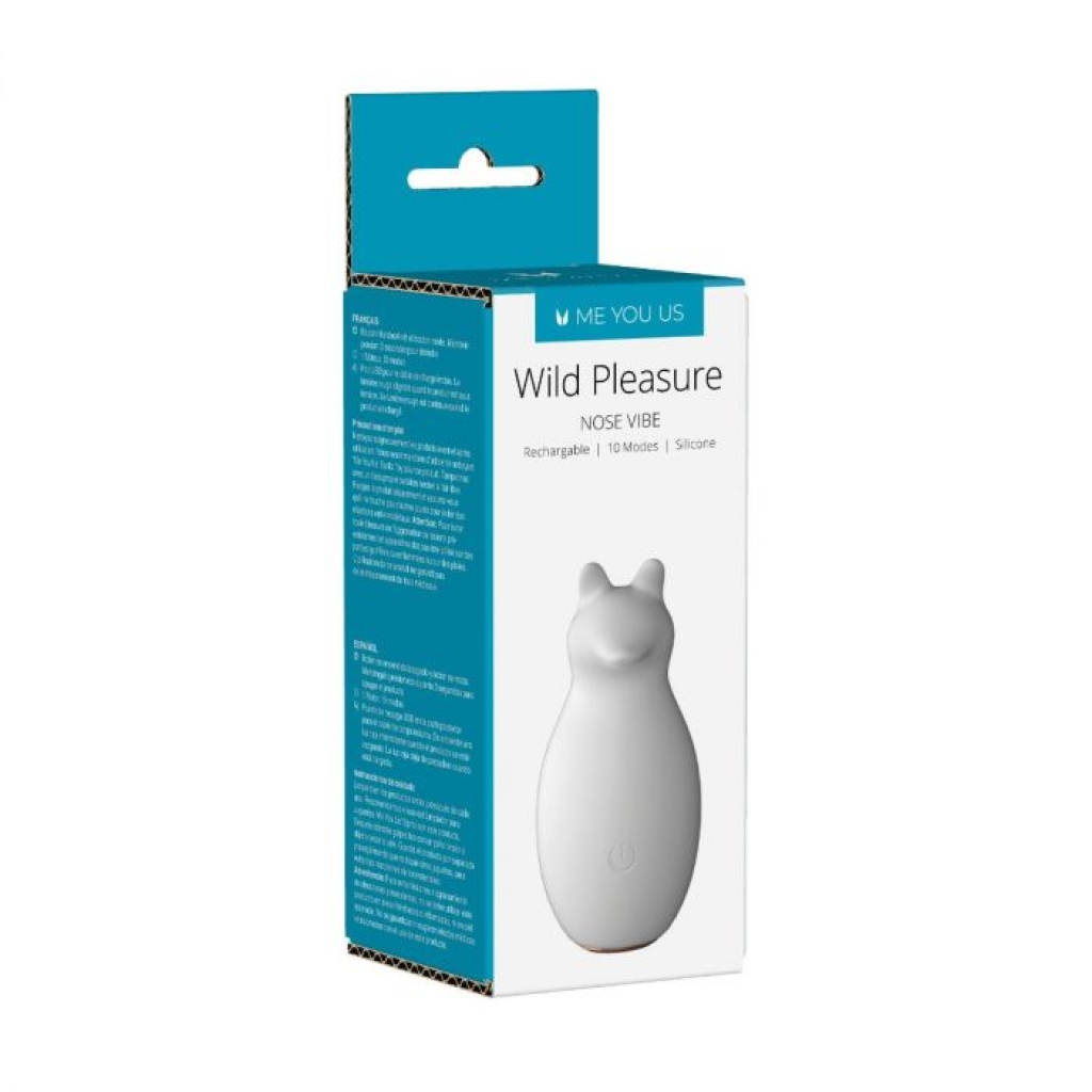 Me You Us Wild Pleasure Nose Vibrator White