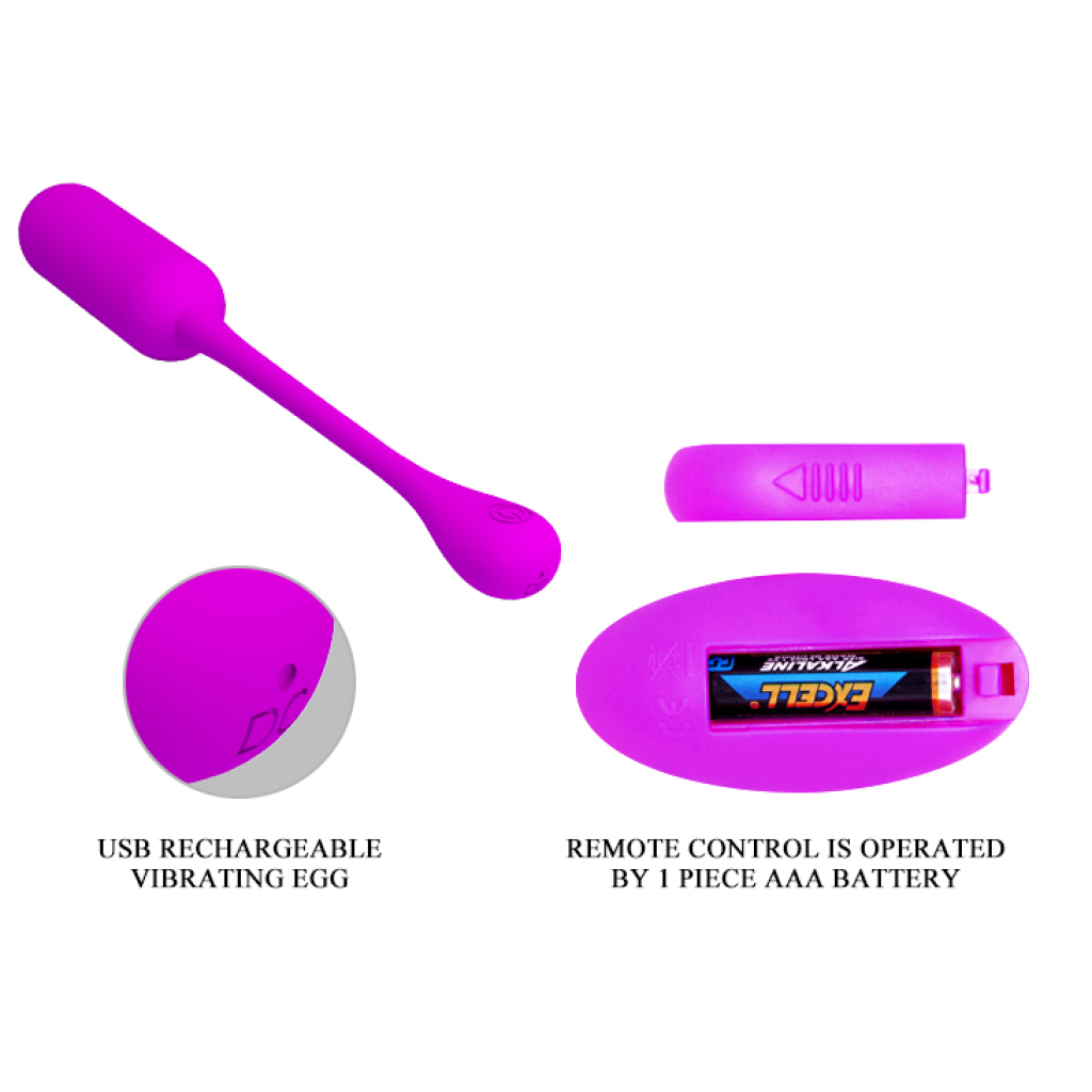 PRETTY LOVE - LECHIES, 12 vibration functions Wireless remote control - Image 3