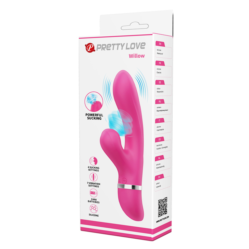 PRETTY LOVE - Willow, 7 vibration functions 4 sucking functions
