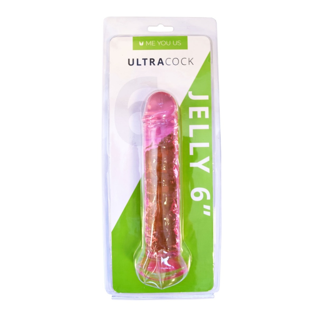 Me You Us Ultracock Pink Jelly 6in Dong