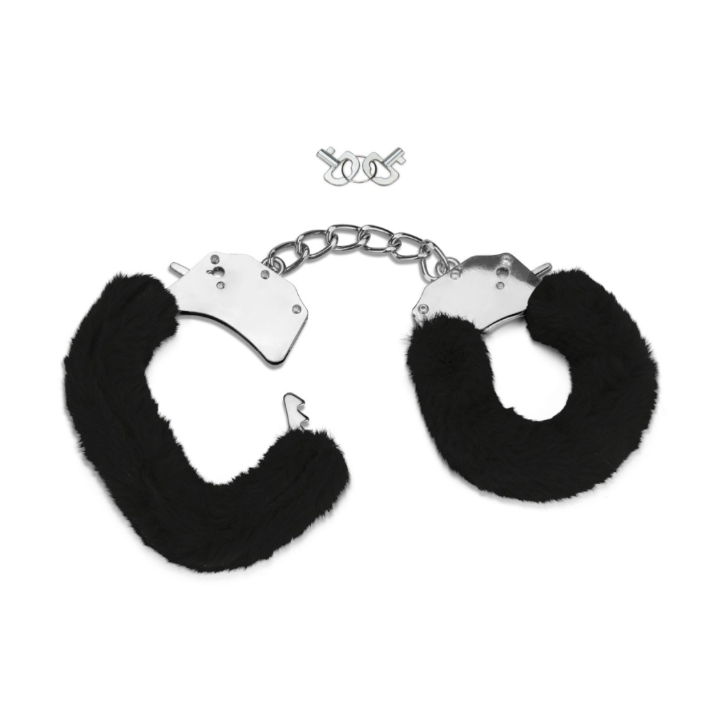 Me You Us Furry Handcuffs Black - Image 3