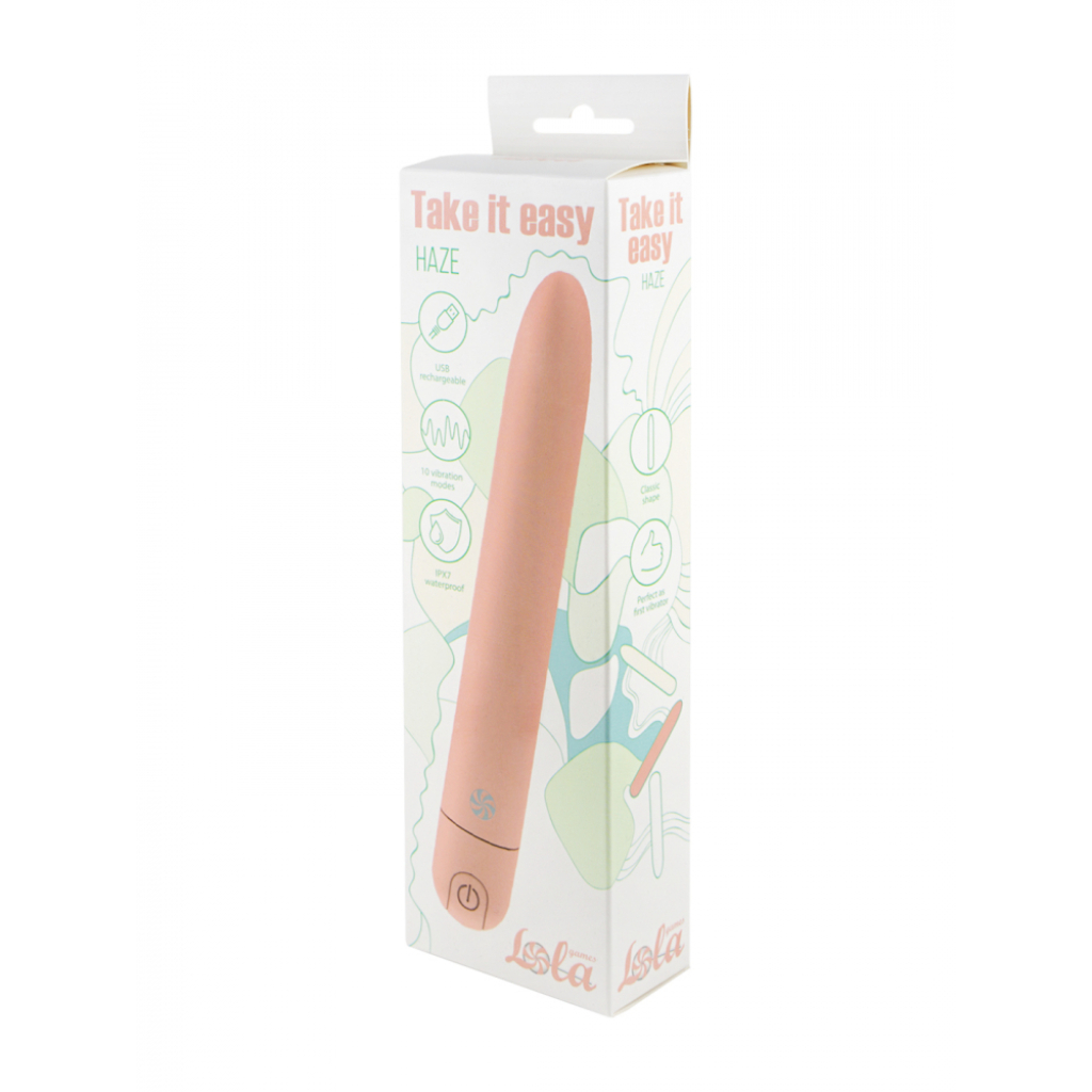 Rechargeable Vibrator Take it easy Haze Peach