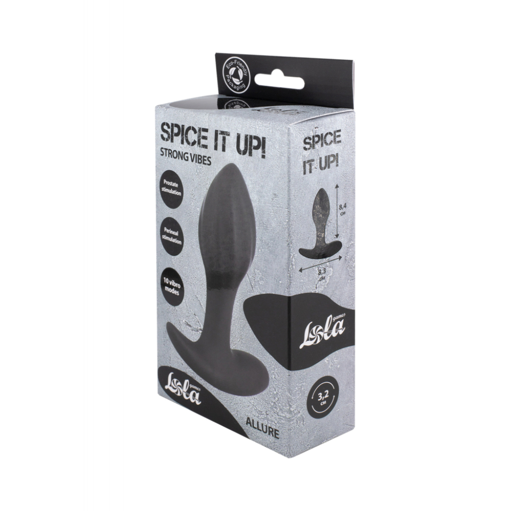 Double Silicone Vibrating Anal Plug Spice it Up Allure