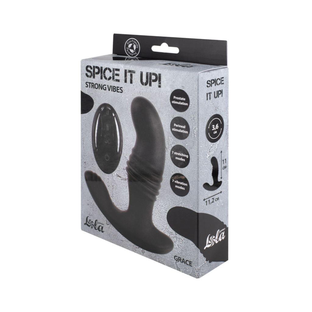 Stretching and Vibrating Prostate Massager Spice it Up Grace