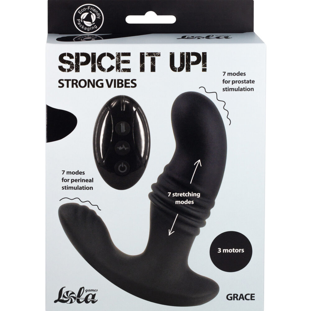 Stretching and Vibrating Prostate Massager Spice it Up Grace
