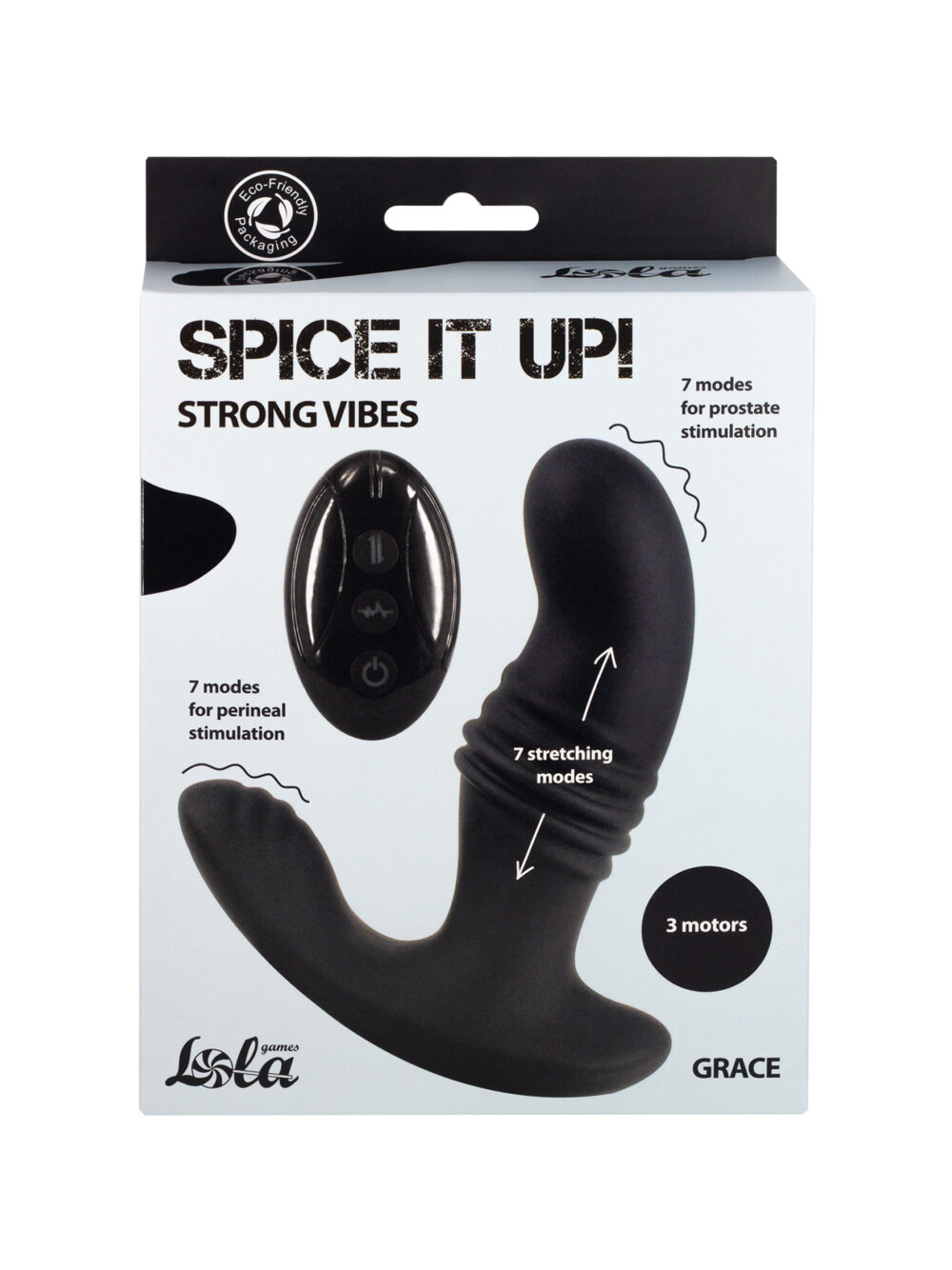 Stretching and Vibrating Prostate Massager Spice it Up Grace
